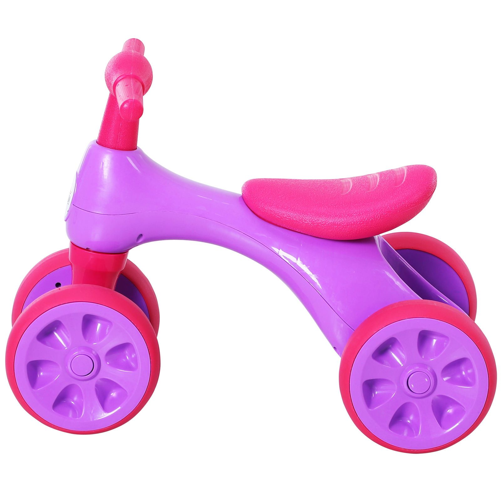 Baby Balance Bike Toddler Safe Training 4 Smooth Rubber Wheels Walker